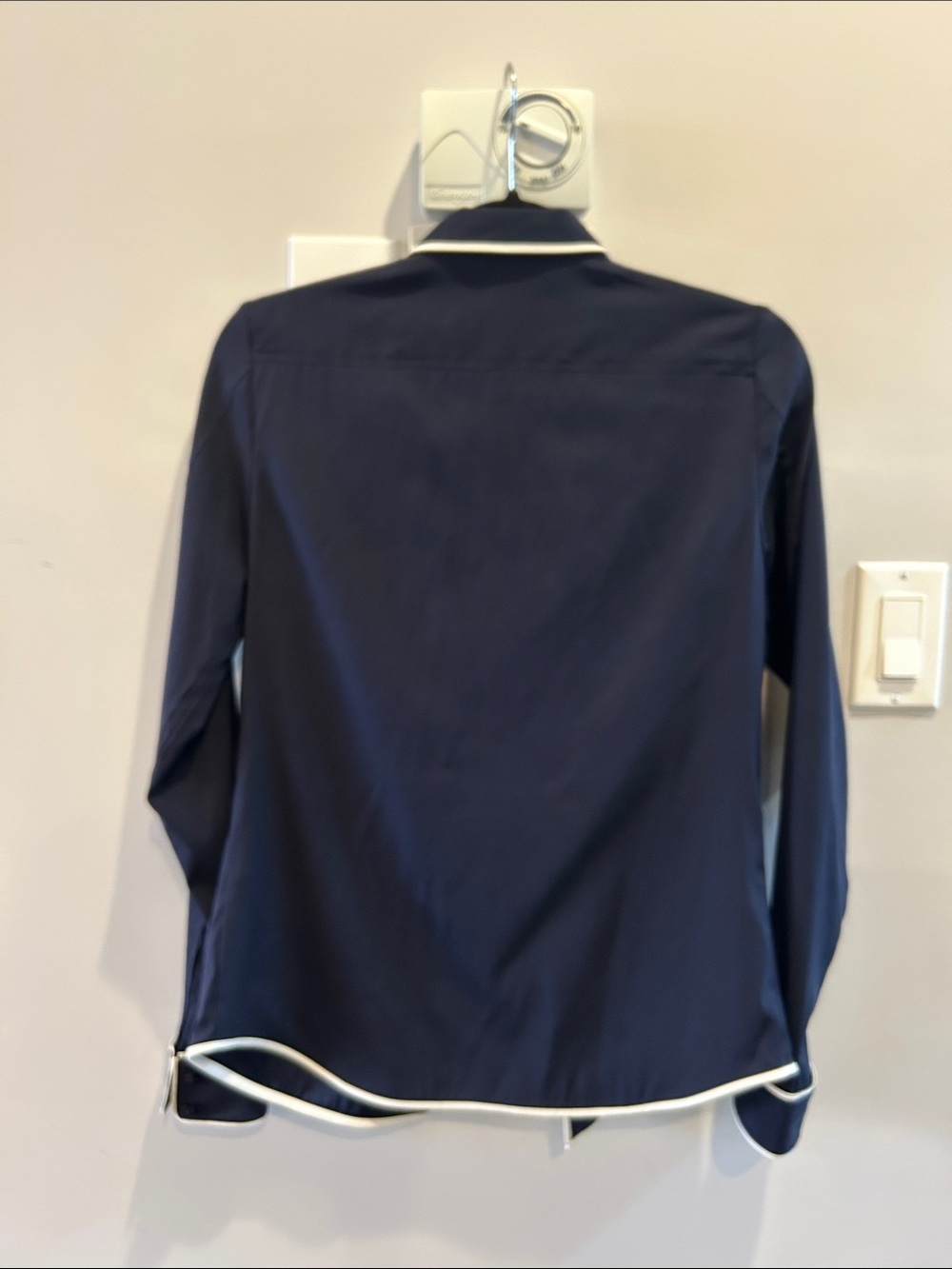 Zac Posen Spoke New York Trim Silk Button Up - Picture 6 of 8